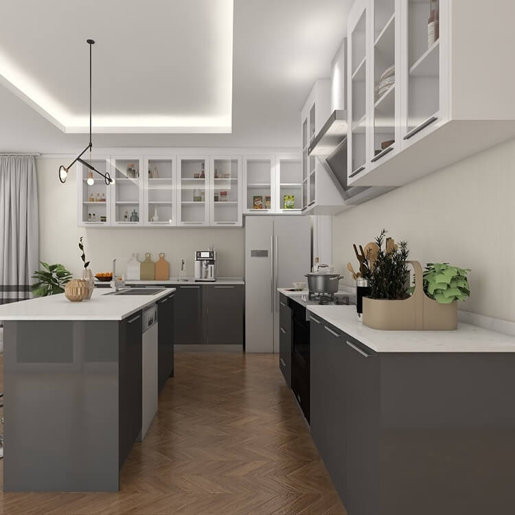 2019 New Design Whole Modular Kitchen Cabinet Set