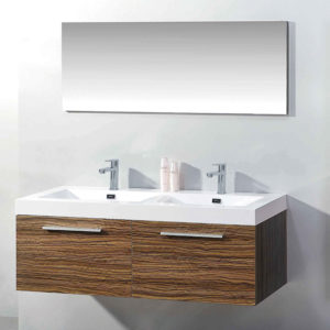 Neue Design-Badezimmermöbel-Eitelkeit PVC-Badezimmer-Eitelkeit