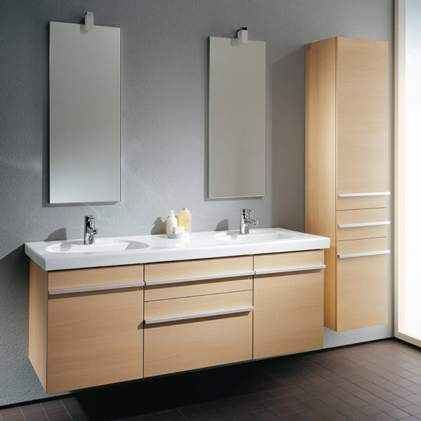 Новый дизайн мебели для ванной комнаты тщеславия из ПВХ для ванной комнаты