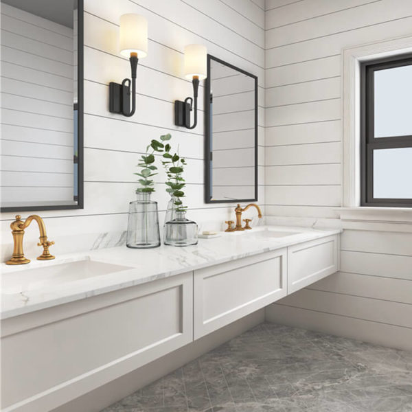 Bath Vanity Set Small Waterproof Pvc Commercial Bathroom Cabinet - Commercial Grade Bathroom Vanities