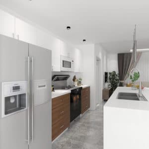 design de armário de cozinha