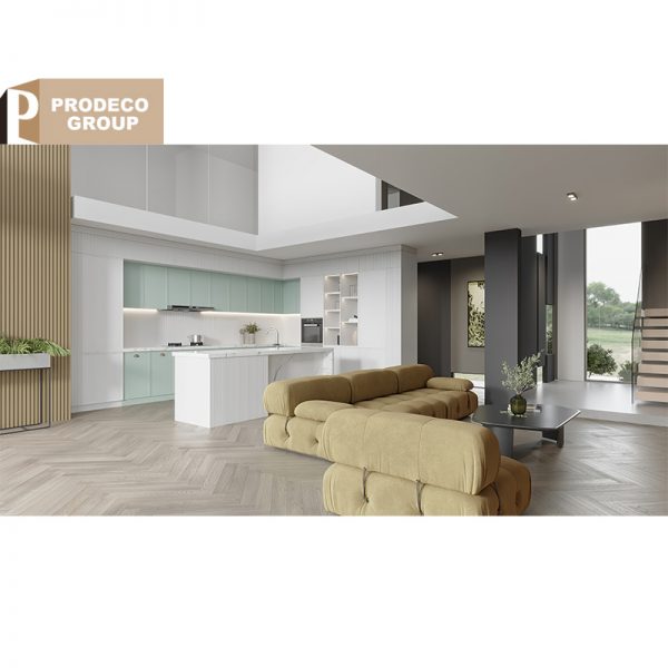 European Style Full Kitchen Cabinet Set Laminate Kitchen Cabinet