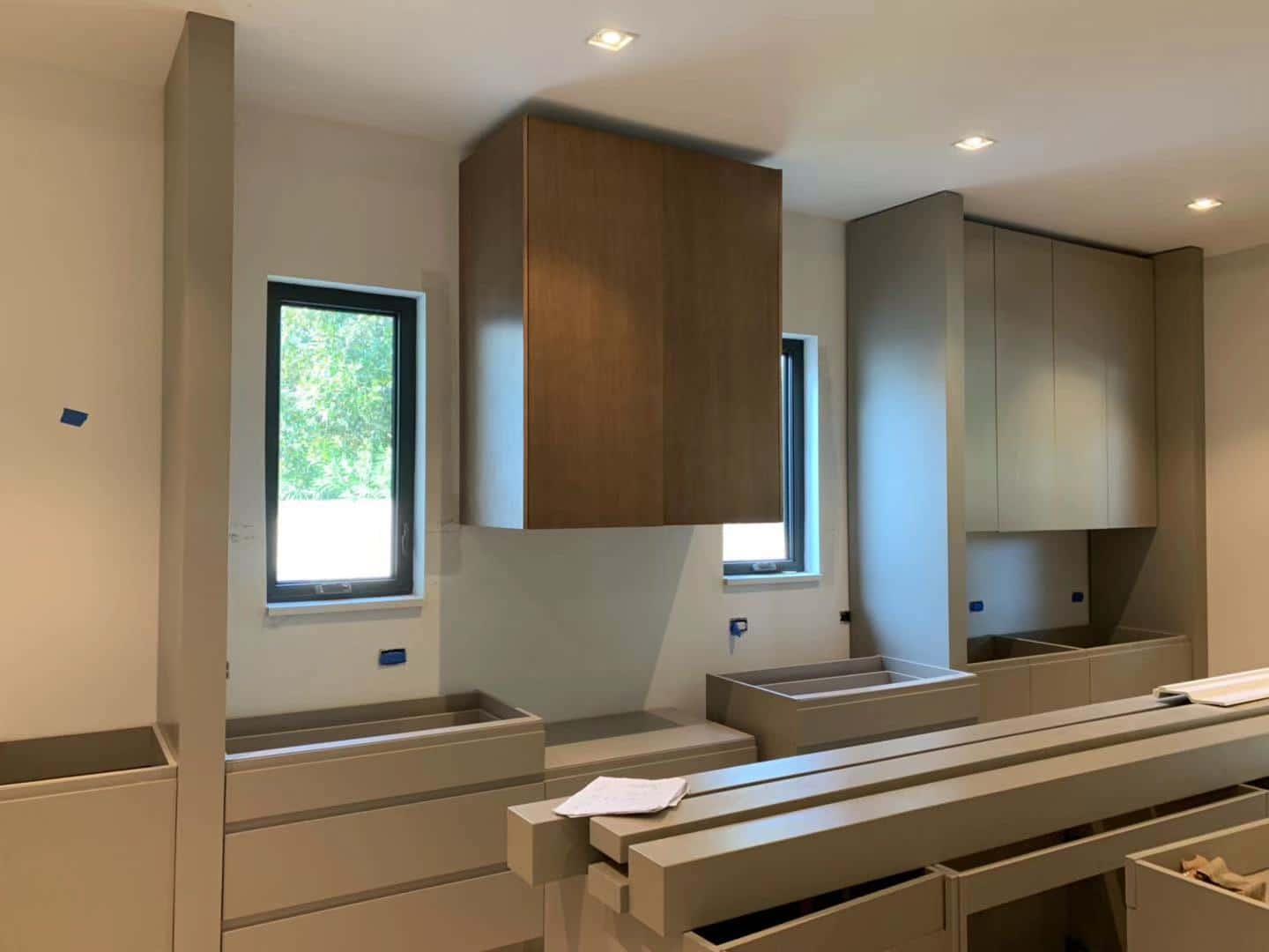 Wood Veneer Customize Cabinet